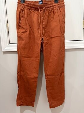 GAP Women's Rust Orange Drawstring Joggers